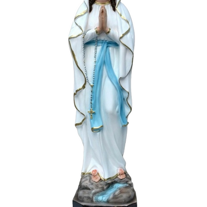 Statua Madonna Lourdes 40 cm in Resina