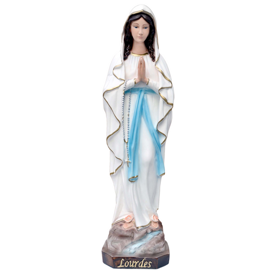 Statua Madonna Lourdes 50 cm in Resina