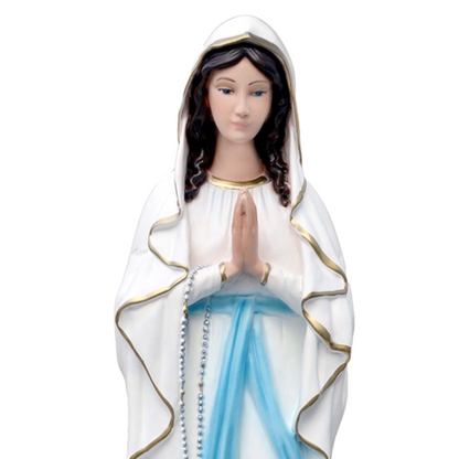 Statua Madonna Lourdes 50 cm in Resina