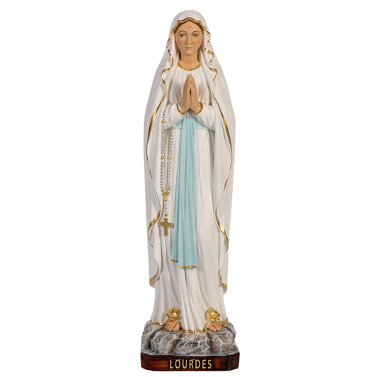 Statua Madonna Lourdes 51 cm in Resina