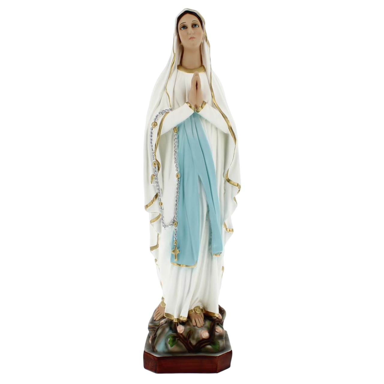 Statua Madonna Lourdes 70 cm in Resina