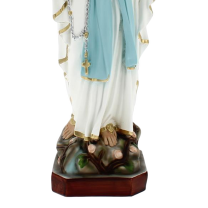 Statua Madonna Lourdes 70 cm in Resina