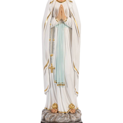 Statua Madonna Lourdes 71 cm in Resina