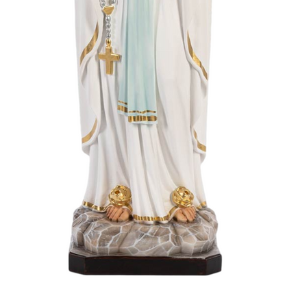 Statua Madonna Lourdes 71 cm in Resina
