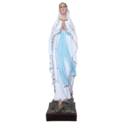 Statua Madonna Lourdes 85 cm in Resina