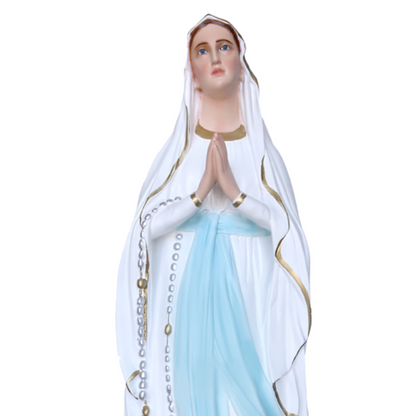 Statua Madonna Lourdes 85 cm in Resina