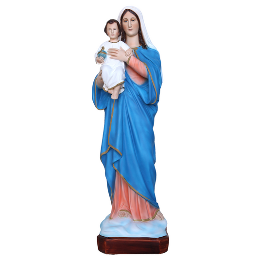 Statua Madonna con Bambino 50 cm in Resina