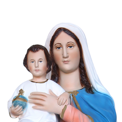 Statua Madonna con Bambino 50 cm in Resina