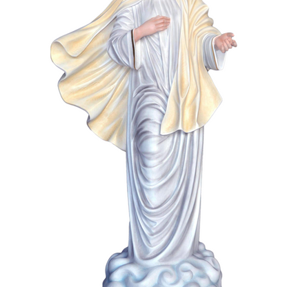 Statua Madonna Medjugorje 130 cm in Vetroresina