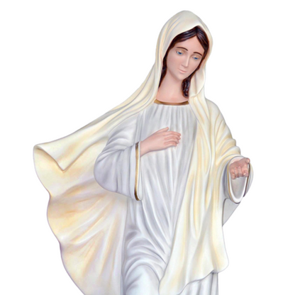 Statua Madonna Medjugorje 160 cm in Vetroresina