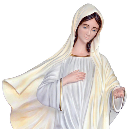 Statua Madonna Medjugorje 160 cm in Vetroresina