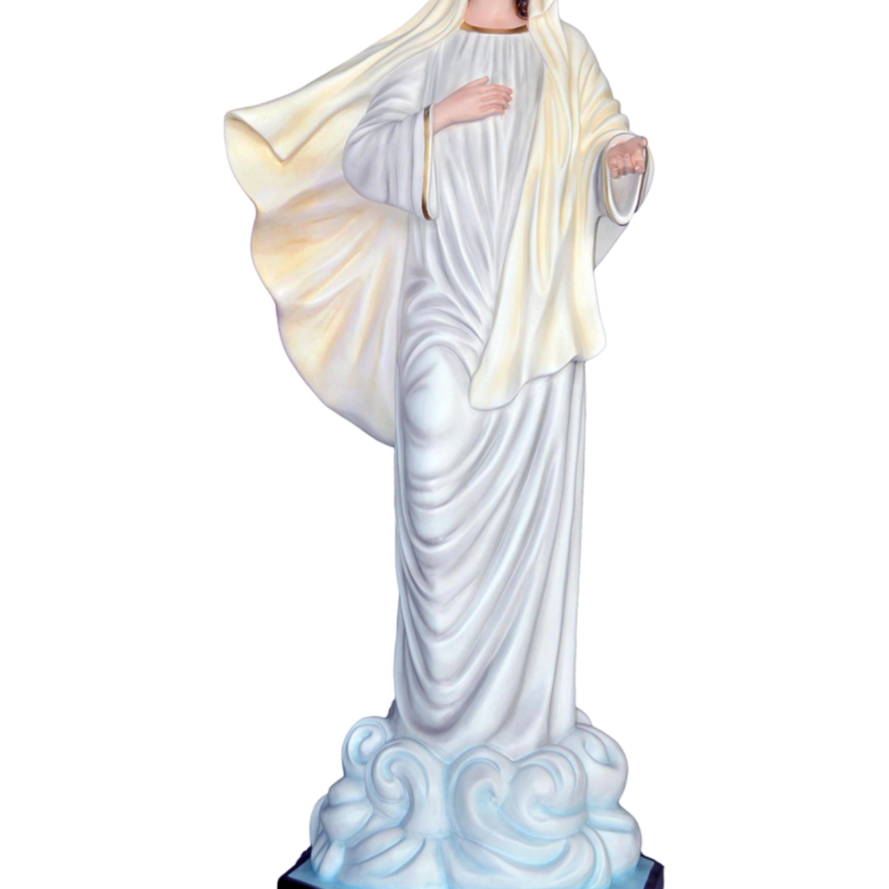 Statua Madonna Medjugorje 160 cm in Vetroresina