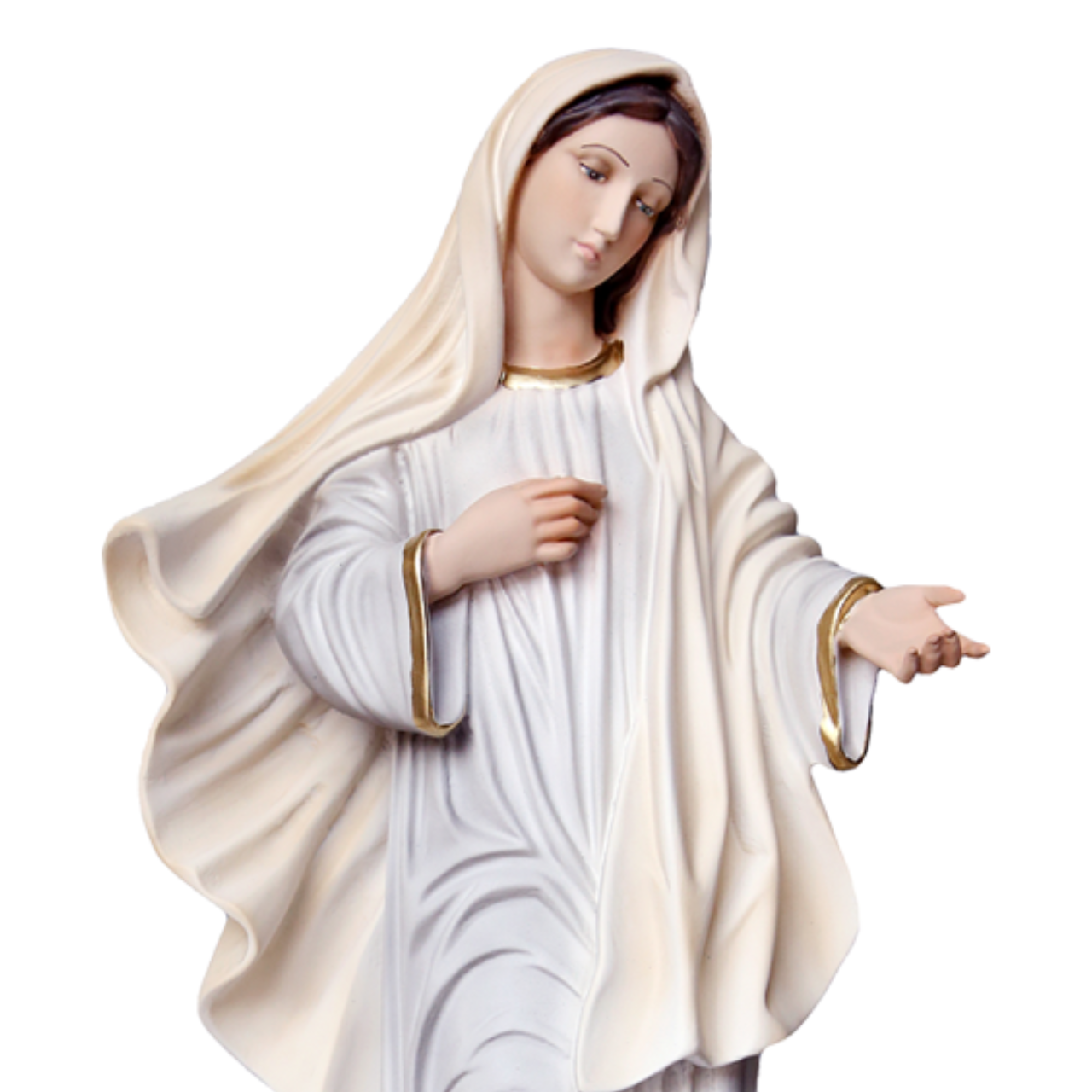 Statua Madonna Medjugorje 40 cm in Resina