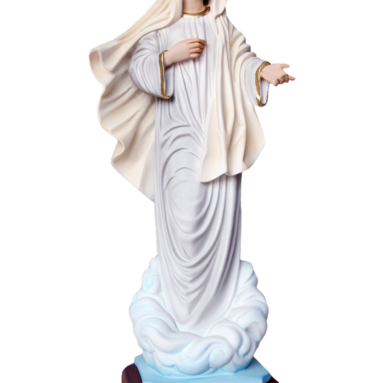 Statua Madonna Medjugorje 40 cm in Resina