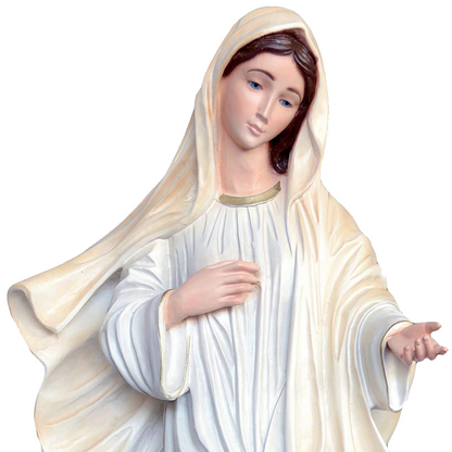 Statua Madonna Medjugorje 60 cm in Resina
