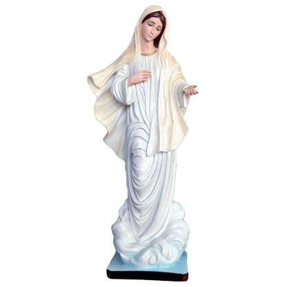 Statua Madonna Medjugorje 60 cm in Resina