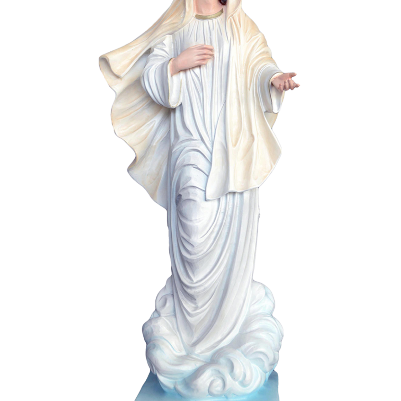Statua Madonna Medjugorje 60 cm in Resina