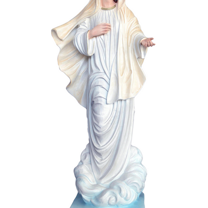 Statua Madonna Medjugorje 60 cm in Resina