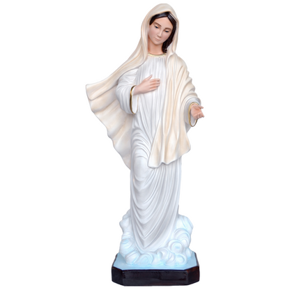 Statua Madonna Medjugorje 80 cm in Resina