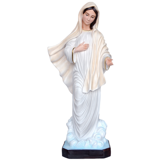 Statua Madonna Medjugorje 80 cm in Resina