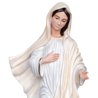 Statua Madonna Medjugorje 80 cm in Resina
