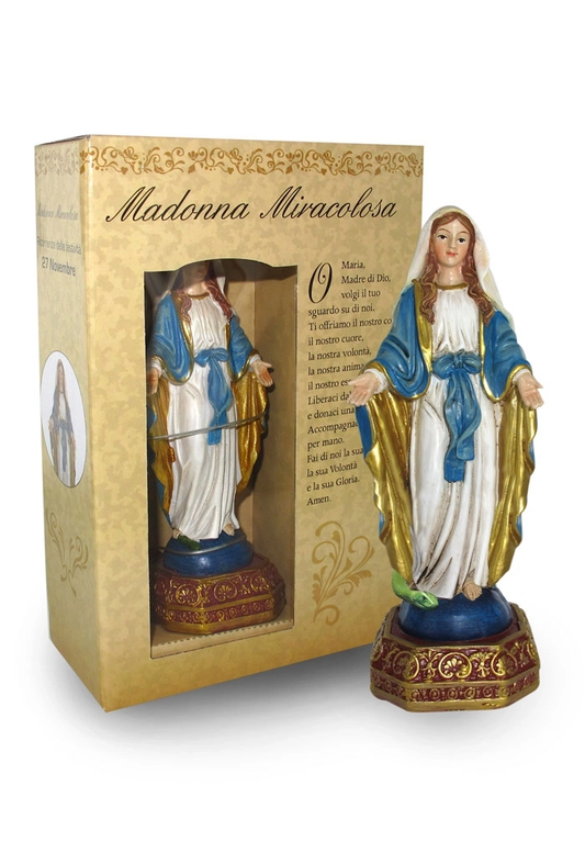 Statuetta in Confezione Regalo Madonna Miracolosa 12 Centimetri