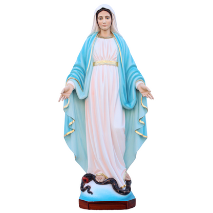 Statua Madonna Miracolosa 100 cm in Resina