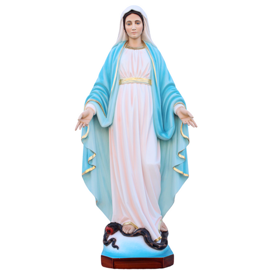 Statua Madonna Miracolosa 100 cm in Resina