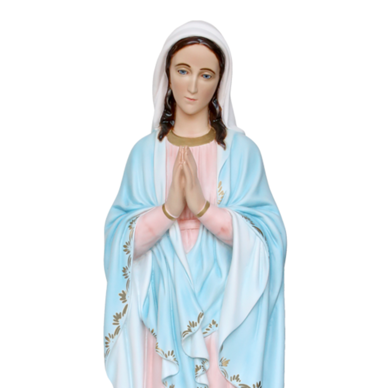 Statua Madonna Miracolosa Mani Giunte 105 cm in Resina