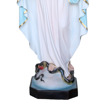 Statua Madonna Miracolosa 120 cm in Resina