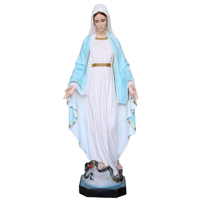 Statua Madonna Miracolosa 120 cm in Resina