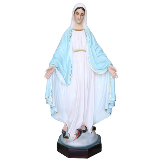Statua Madonna Miracolosa 130 cm in Resina
