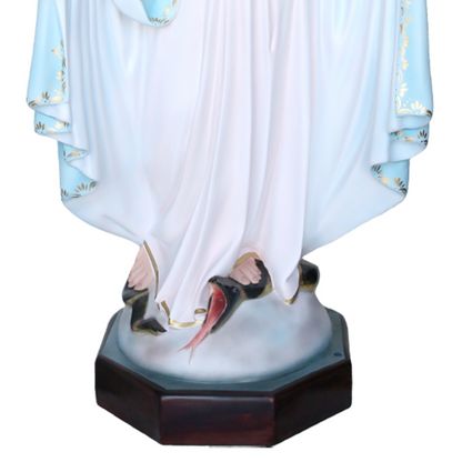Statua Madonna Miracolosa 130 cm in Resina