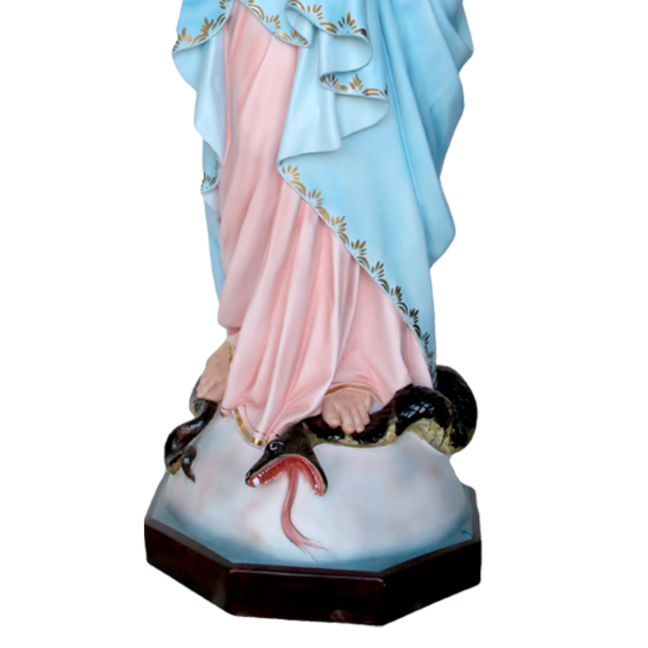 Statua Madonna Miracolosa Mani Giunte 135 cm in Resina