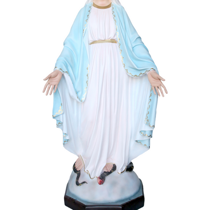 Statua Madonna Miracolosa 160 cm in Vetroresina