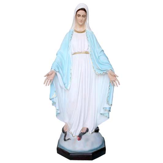 Statua Madonna Miracolosa 160 cm in Vetroresina