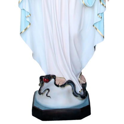 Statua Madonna Miracolosa 180 cm in Vetroresina
