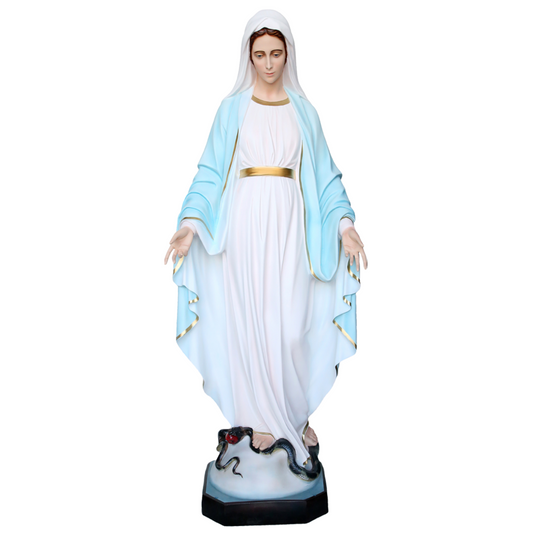 Statua Madonna Miracolosa 180 cm in Vetroresina