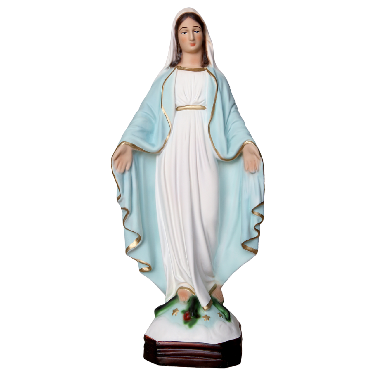 Statua Madonna Miracolosa 30 cm in Resina Piena
