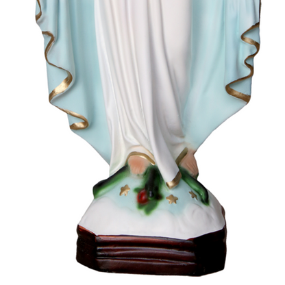 Statua Madonna Miracolosa 30 cm in Resina Piena
