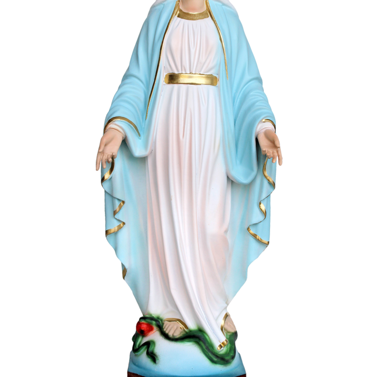 Statua Madonna Miracolosa 30 cm in Resina Piena
