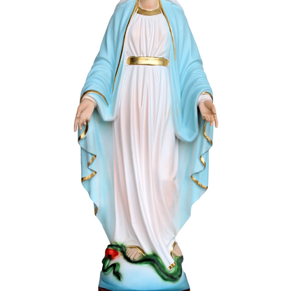 Statua Madonna Miracolosa 30 cm in Resina Piena