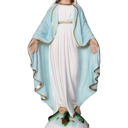 Statua Madonna Miracolosa 30 cm in Resina Piena