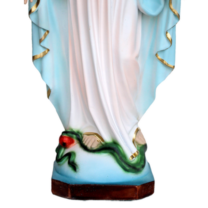 Statua Madonna Miracolosa 30 cm in Resina Piena