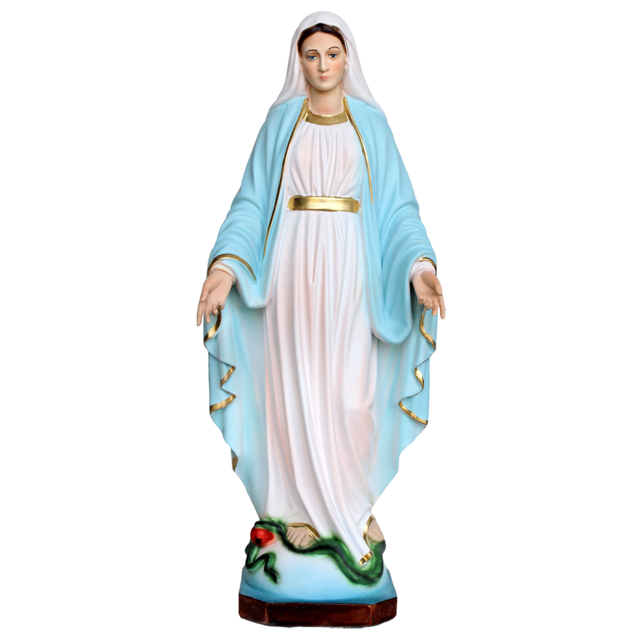 Statua Madonna Miracolosa 30 cm in Resina Piena