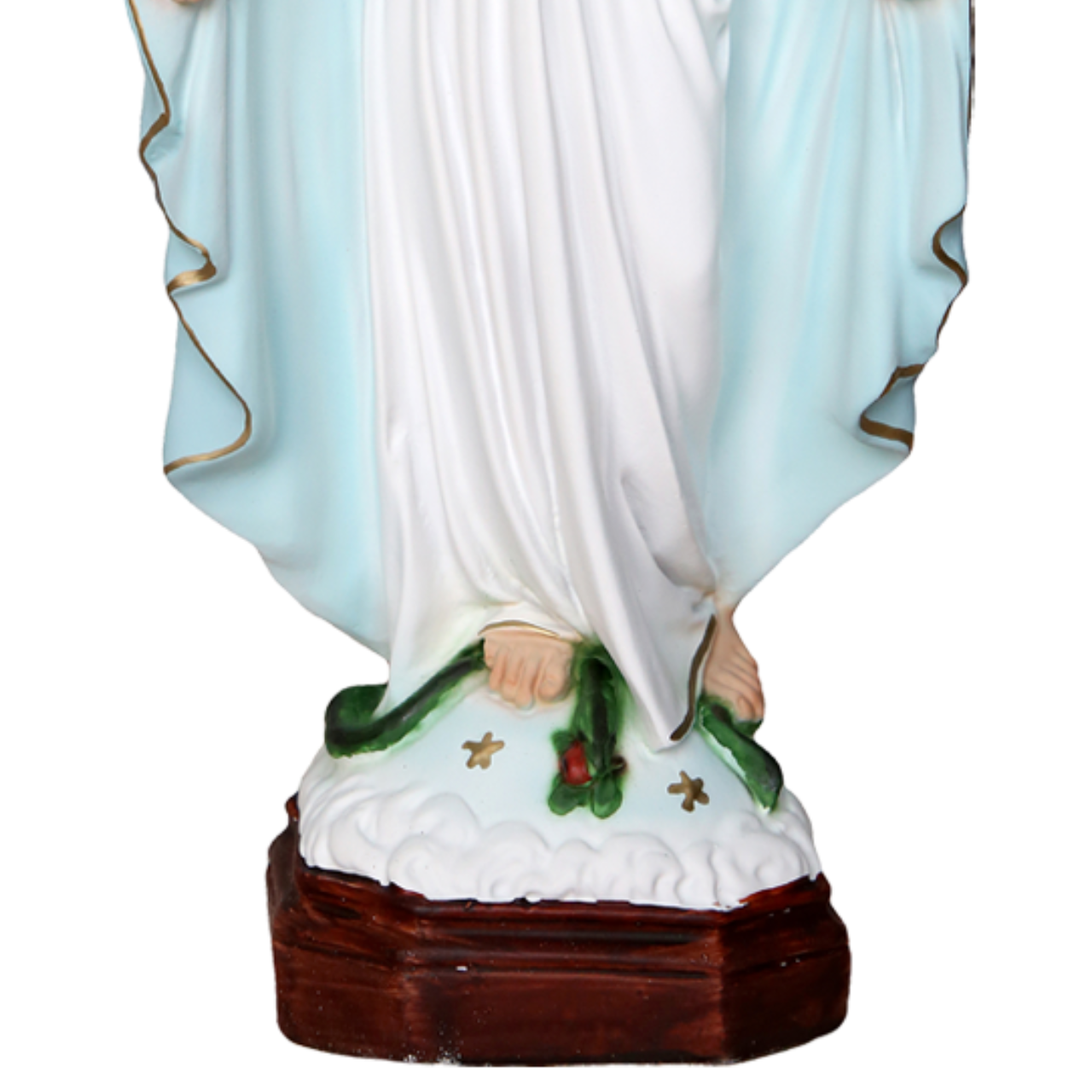 Statua Madonna Miracolosa 35 cm in Resina Piena