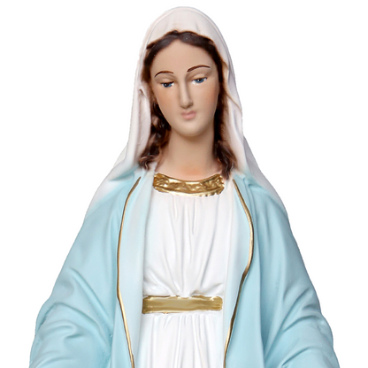 Statua Madonna Miracolosa 35 cm in Resina Piena