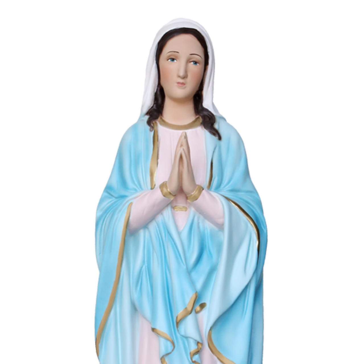 Statua Madonna Miracolosa Mani Giunte 60 cm in Resina