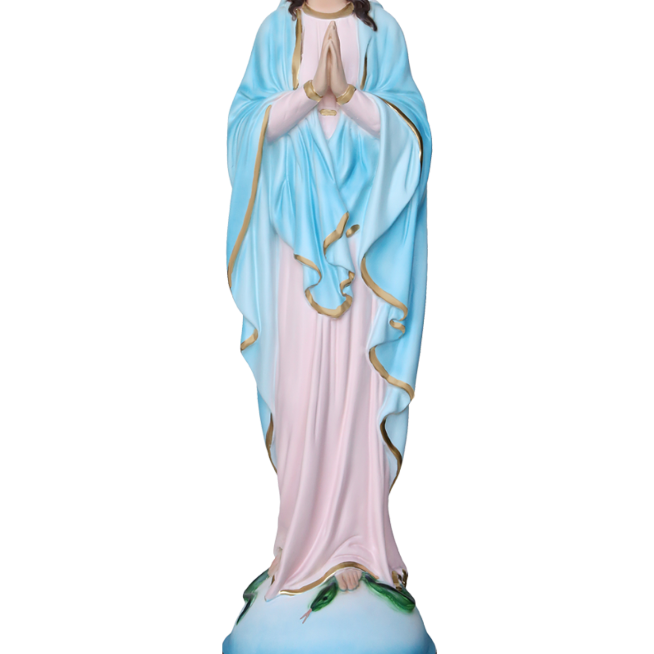 Statua Madonna Miracolosa Mani Giunte 60 cm in Resina