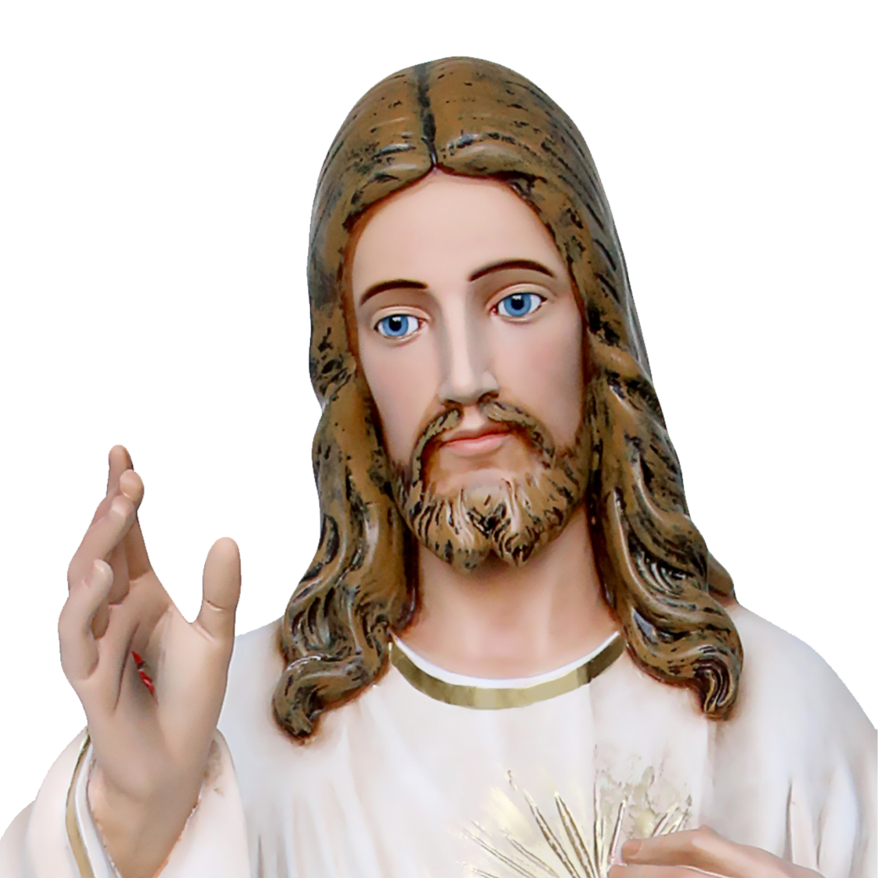 Statua Gesù Misericordioso 120 cm in Vetroresina